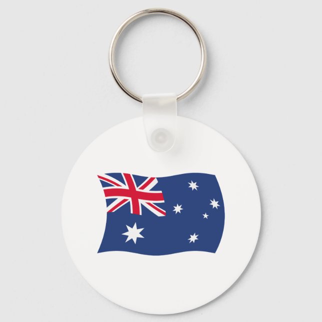 Nyckelring Australiens flagga (Framsida)