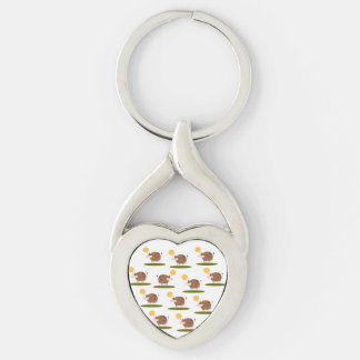 Nyckelring av premiumkvalitet med Cow kärlek