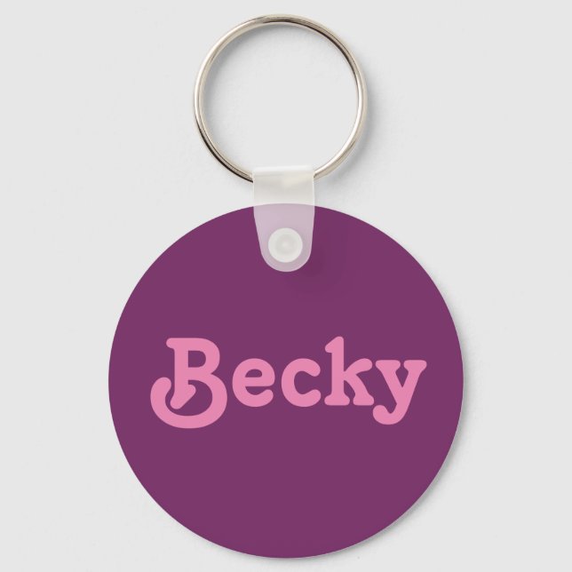 Nyckelring Becky (Framsida)