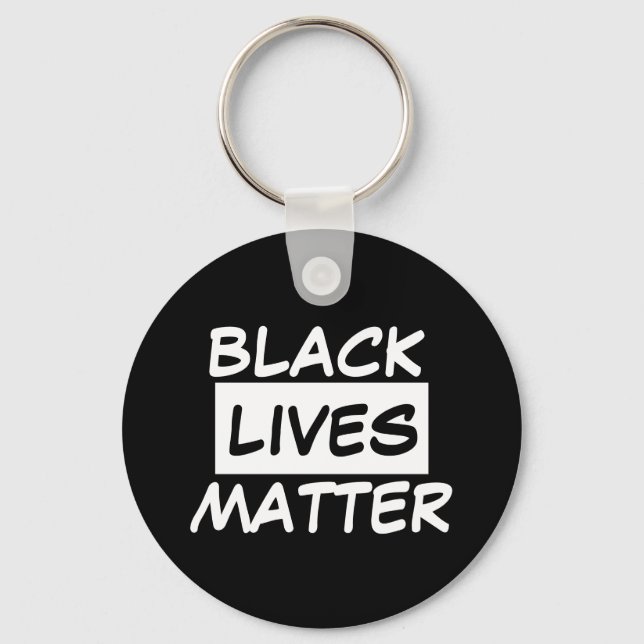 Nyckelring - BLACK LIVES MATTER (Framsida)