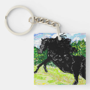 Nyckelring Black Stallion