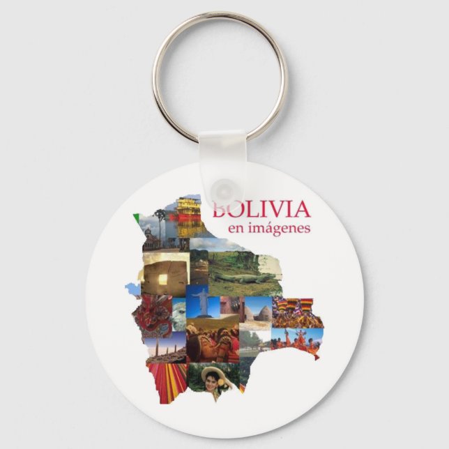 Nyckelring Bolivia i bilder (Framsida)