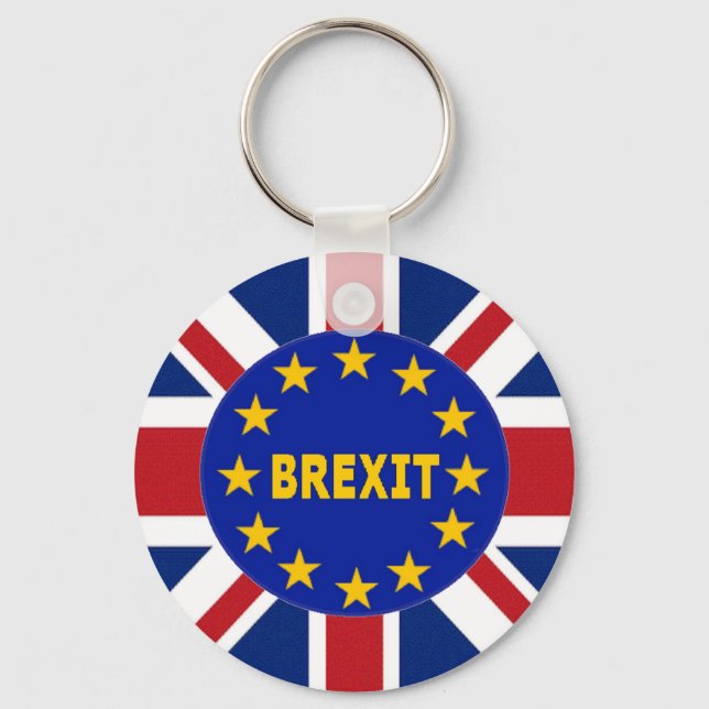Nyckelring Britain Flagga EU Brexit (Framsida)