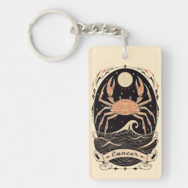 Nyckelring Cancer Celestial Zodiac Art