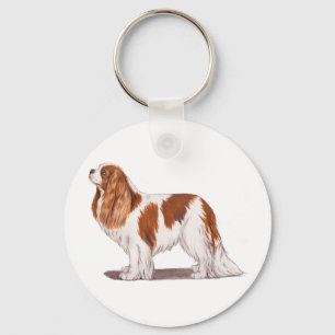 Nyckelring: Cavalier kung charles spaniel Nyckelring