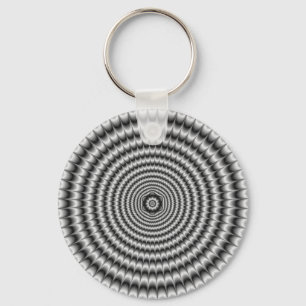 Nyckelring Circular Explosion i Silver