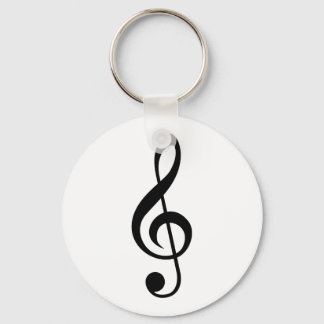 Nyckelring Clef Black and White