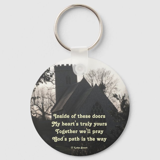 Nyckelring Dikt Ode to Pray by Ladee Basset (Framsida)