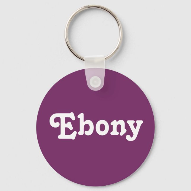 Nyckelring Ebony (Framsida)