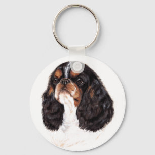Nyckelring: Engelsk spaniel för leksak (kungen Nyckelring