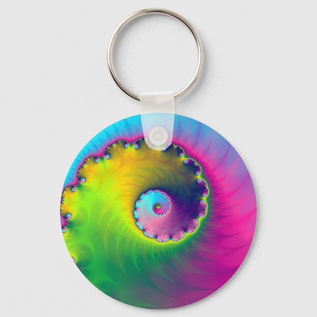 Nyckelring Färg Tvättar Spiral (Framsida)