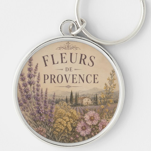 nyckelring fleurs de provence (Framsidan)