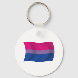 Nyckelring för bisexuell stolthetsflagga
