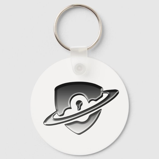 Nyckelring för Blackwood Security logotyp (Framsida)