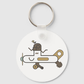 Nyckelring för flygplansknapp