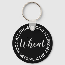 Nyckelring för medicinsk varning vid livsmedelsall