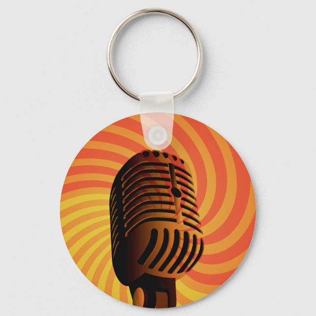 Nyckelring för mikrofonanpassningsbar (Framsida)