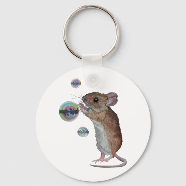 Nyckelring för mus och bubblor (Framsida)