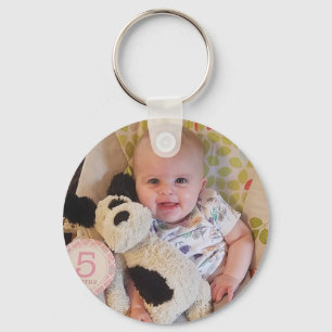 Nyckelring för personligbabyfoto