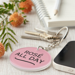Nyckelring för Rosé All Day för den som älskar mou