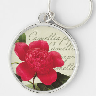 Nyckelring för tryck Redoute för röd Camellia