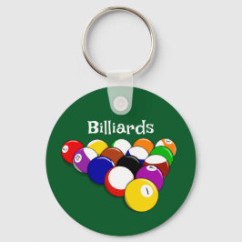 Nyckelring för utkast av Billiard Bollar