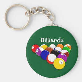 Nyckelring för utkast av Billiard Bollar