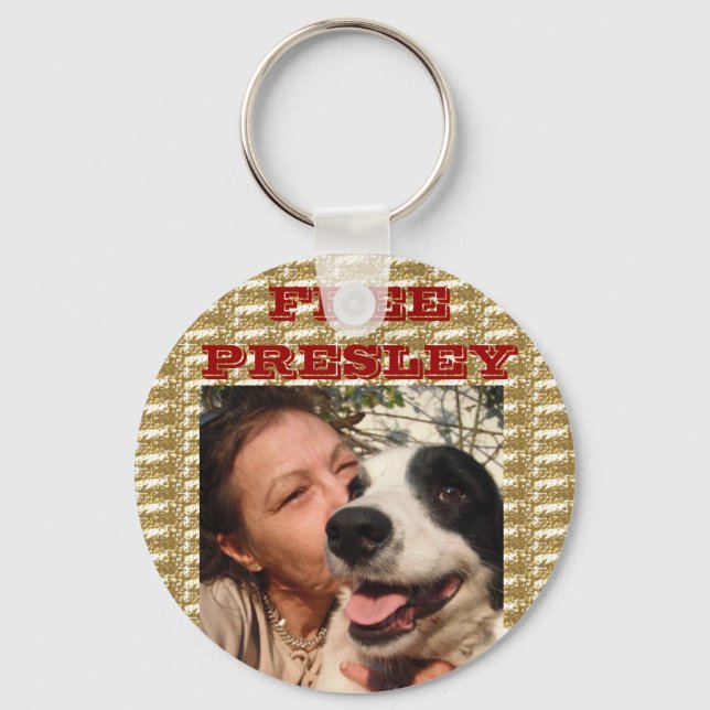 Nyckelring Free Presley (Framsida)