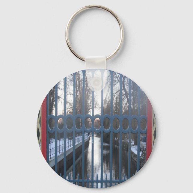 Nyckelring Gated River View Thetford UK (Framsida)