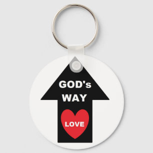 Nyckelring Gods Way Kärlek Arrow Heart