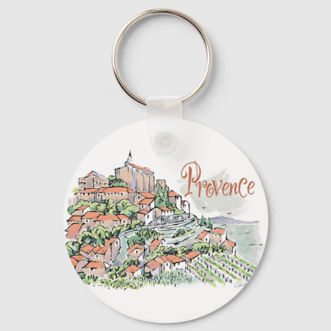 Nyckelring Gordes Provence (Framsida)