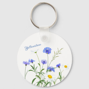 Nyckelring-Guldfältets vilda blommor Nyckelring