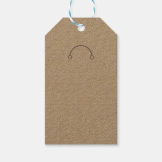 Nyckelring Holder på Kraft Visning Card Presentetikett