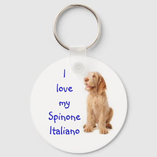 Nyckelring - "I kärlek my Spinone Italiano".