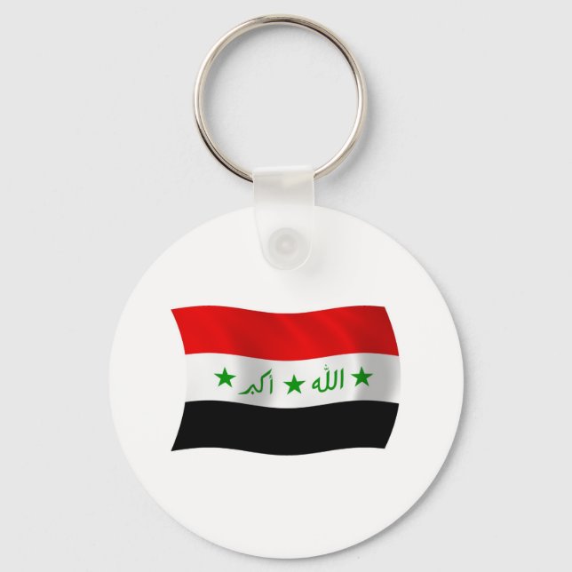Nyckelring Irak Flagga (Framsida)
