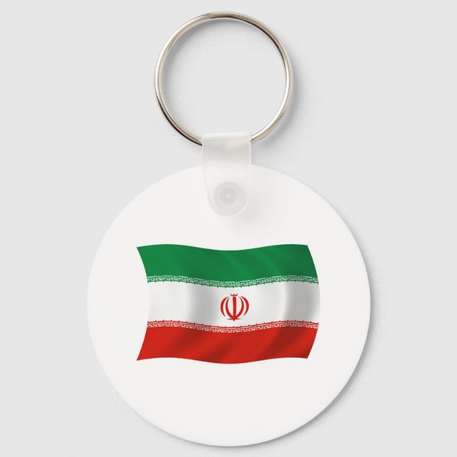 Nyckelring Irans flagga (Framsida)