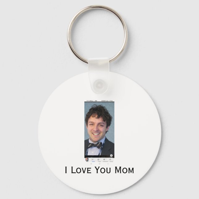 Nyckelring Jag älskar dig Mamma (Framsida)