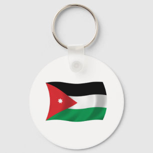 Nyckelring Jordaniens flagga