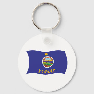 Nyckelring Kansas Flagga