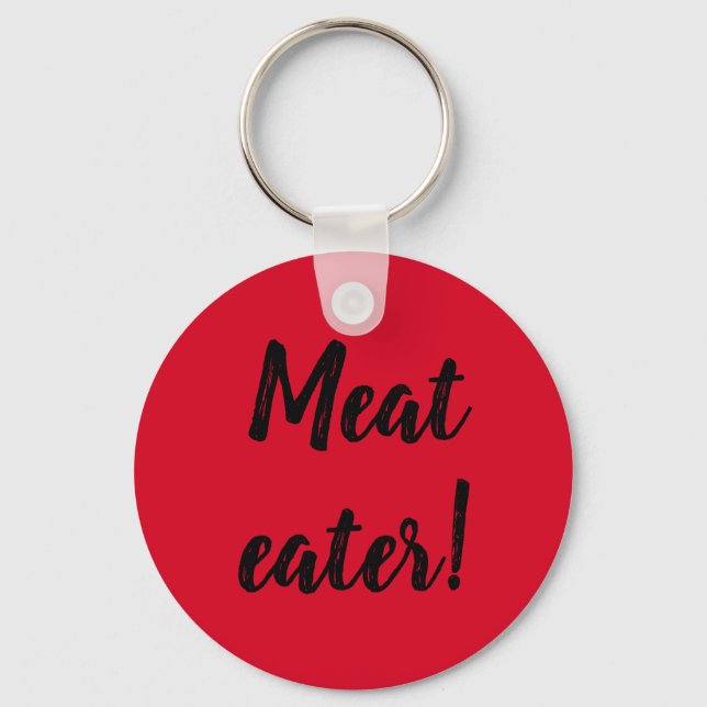 Nyckelring - Köttätare Blodröd (Framsida)