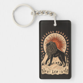 Nyckelring Leo Celestial Zodiac Art