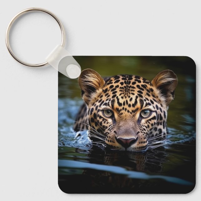Nyckelring Leopard (Framsida)