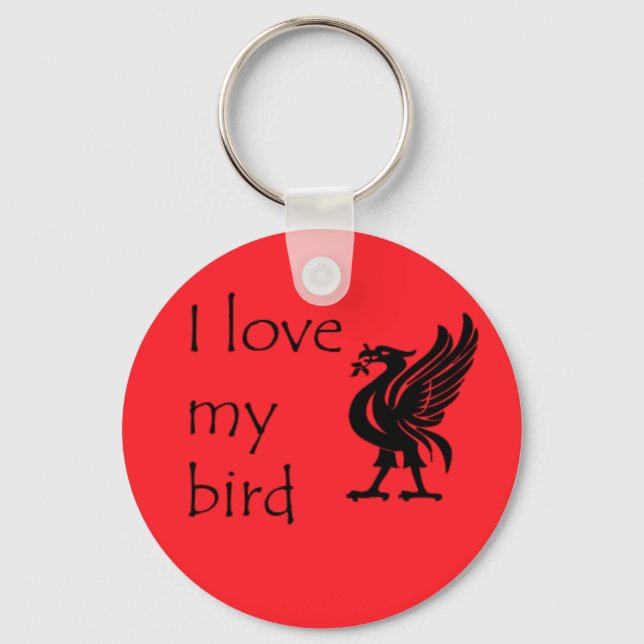 Nyckelring - Liverpool Liverbird (Framsida)