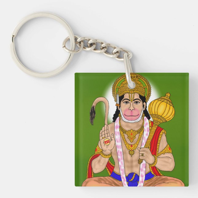 Nyckelring Lord Hanuman (Framsidan)