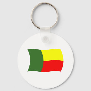 Nyckelring med Benins flagga