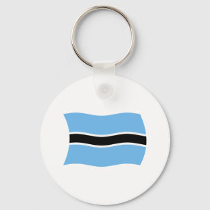 Nyckelring med Botswanas flagga