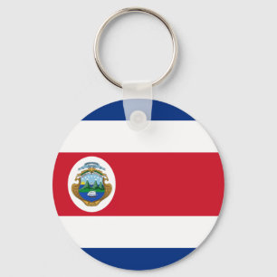 Nyckelring med Costa Rica-flagga