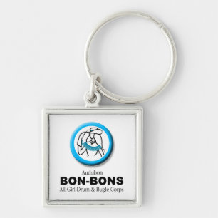 Nyckelring med denBon logotypen
