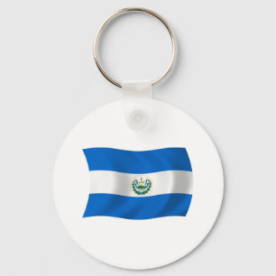 Nyckelring med El Salvadors flagga