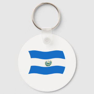 Nyckelring med El Salvadors flagga